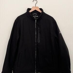Nautica Men’s Black Full-Zip Windbreaker/Jacket XL